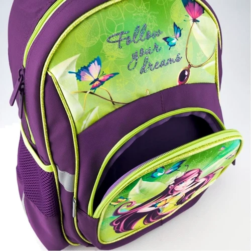 Рюкзак школьный Kite Fairy K19-518S: Спинка Ортопедическая (анатомическая)