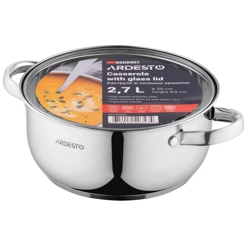 Каструля Ardesto Gemini Gourmet 2.6 л (AR1926BC): Тип Традиционная