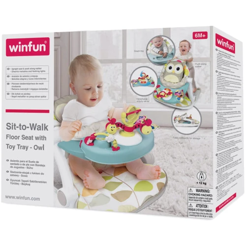 Стільчик-ходунки WinFun Sit to walk Owl (805200-NL) 57-45-15 див.