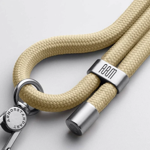 Ремешок для смартфона ArmorStandart Rope Titanium Sand with Clear holder (ARM76101): Цвет бежевый