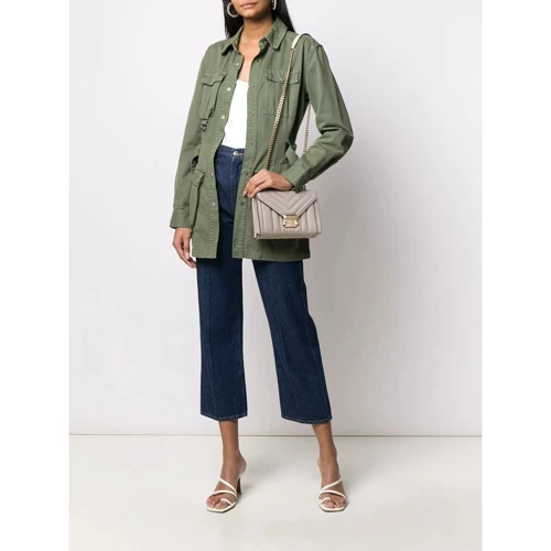 Женская сумка кросс боди Michael Kors бежевая (30F8GXIL1T182): Страна производитель США