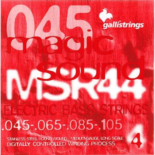 Струна для гитар Струны для бас-гитары Galli Magic Sound MSR44 (45-105) Stainless Steel Medium