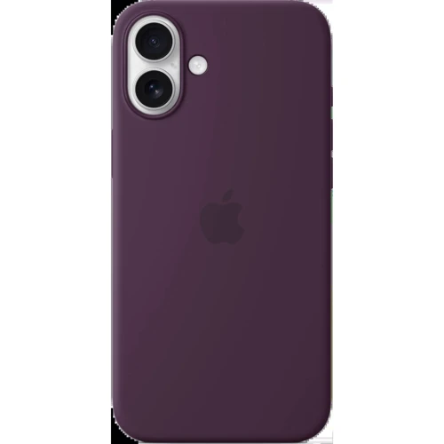 Чехол для iPhone Apple for iPhone 16 Plus Silicone Case with MagSafe Plum (MYYD3) : Цвет бордовый