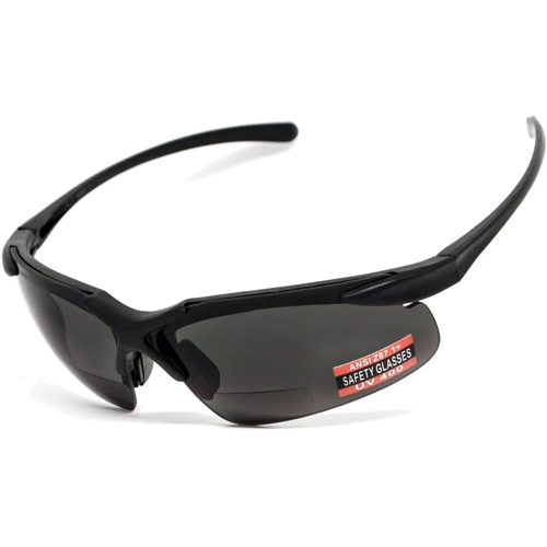 Спортивні окуляри Біфокальні захисні окуляри Global Vision Apex Bifocal +2.0 (clear) сірі (GV-APEXB20-GR) фото 6