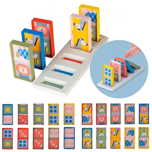 Розвиваюча гра Taf Toys колекції Саванна Моє перше доміно (12865) фото 7