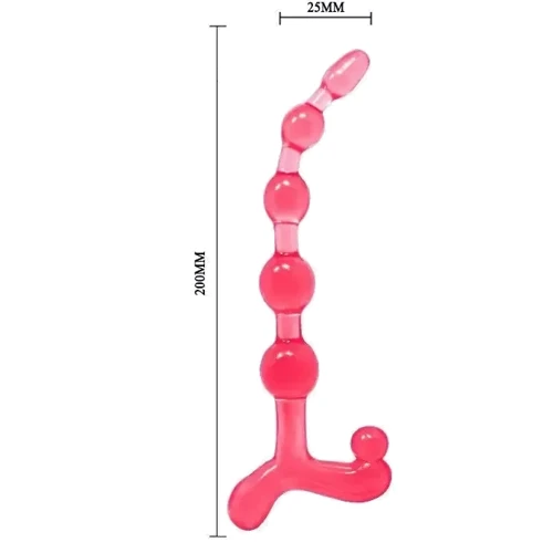 Анальные бусы Bendy twist, BI-040005 0101S