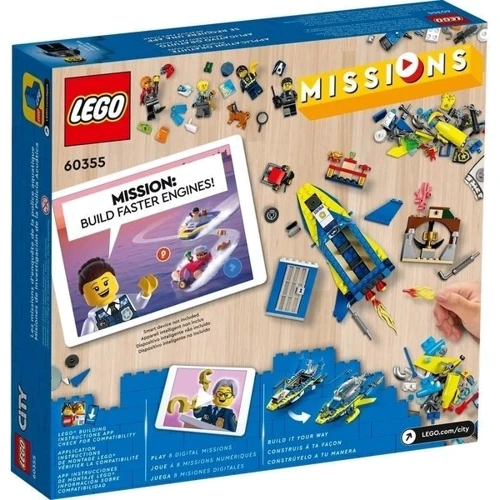 Конструктор LEGO City Missions Детективные миссии водной полиции (60355) фото 4