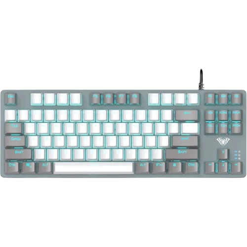 Клавиатура Aula F3287 Keycap KRGD Blue USB UA Grey/White (6948391240954)