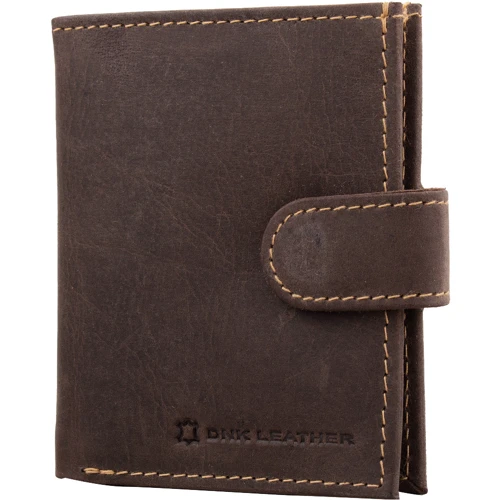 Чоловіча візитниця DNK Leather коричнева (DNKTW-04-MH-brown) фото 8