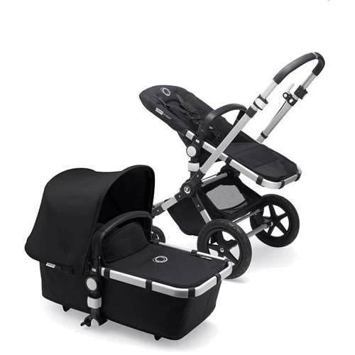 Универсальная коляска 2 в 1 Bugaboo Cameleon 3 Plus Alu /Black, черный на серебряной раме