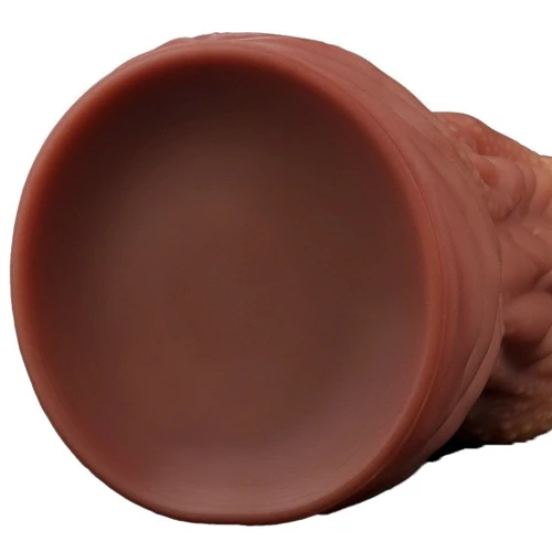 Фаллоимитатор Dual-Layered Silicone Tongue 10" Brown