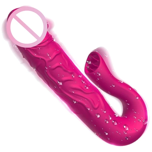 Вибратор BOSS Realistic Tongue Stimulating Dildo Vibrator