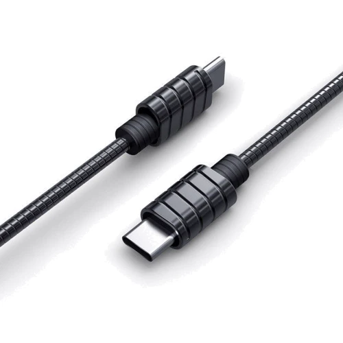 Кабель iWALK Cable USB-C to USB-C Twister Steel СС Black (CST016CC)