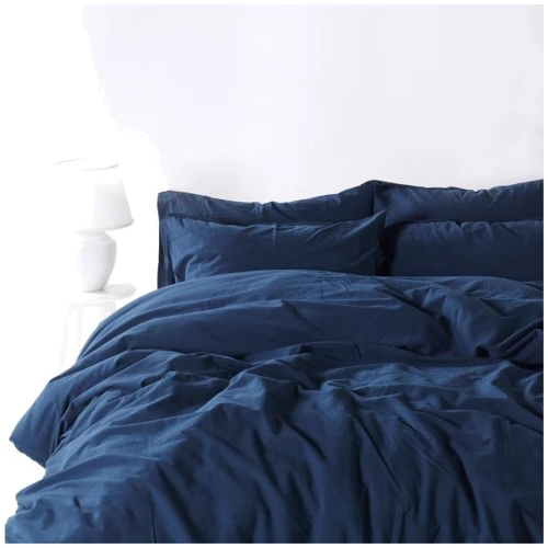 Комплект постільної білизни SoundSleep Stonewash Adriatic dark blue синій, Полуторний (92669536)