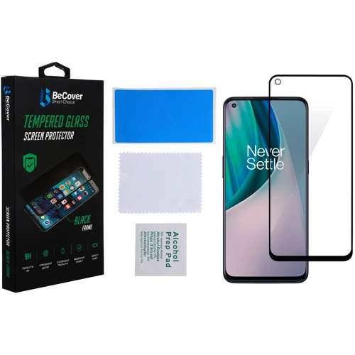 Аксесуар для смартфона BeCover Tempered Glass Black для OnePlus Nord N10 5G (706778) фото 4