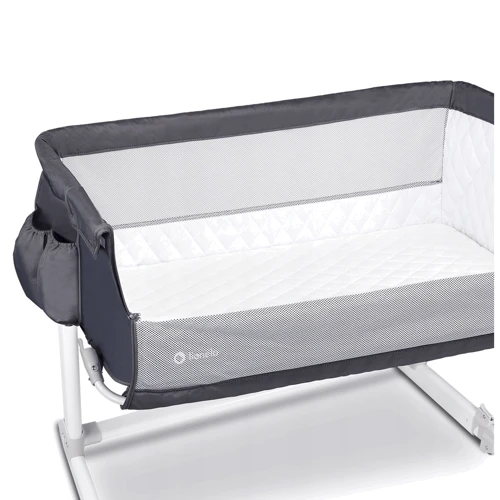 Приставне ліжечко Lionelo Theo (dark grey): Колеса 4 колеса