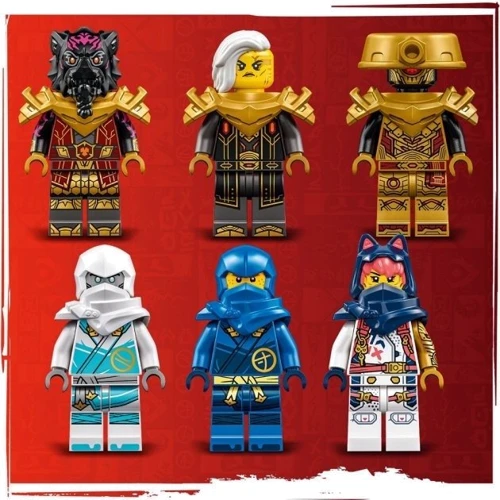 Конструктор LEGO NINJAGO Дракон стихий против работа Владычицы 1038 деталей (71796) фото 7