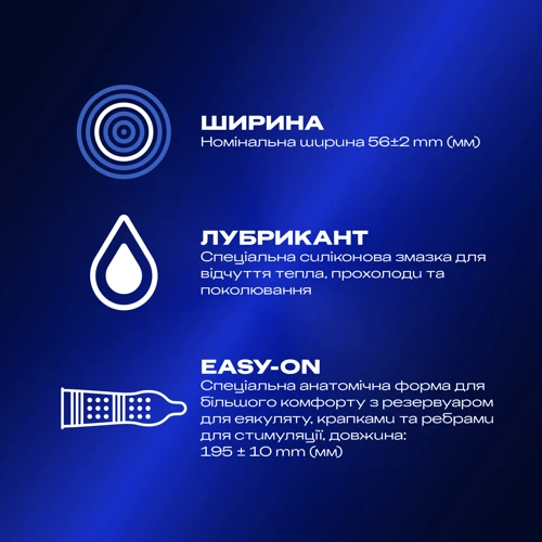 Презервативы латексные со смазкой Durex Intense Orgasmic № 12
