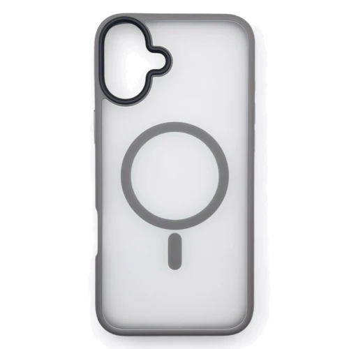 Чохол для iPhone BeCover Metal Buttons Case з MagSafe Gray для iPhone 16 (712092)