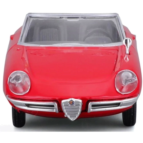 Автомодель Bburago – Alfa Romeo Spider 1966 (красная 1:32) (18-43047): Вид Автомобили