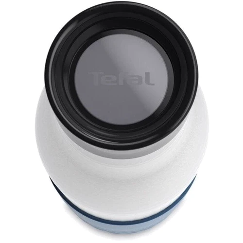 Термос Термобутылка Tefal Bludrop soft touch 500 мл голубой (N3110710): Пробка пластиковая резьбовая пробка
