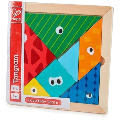 Игра-головоломка Hape Деревянный танграм (E1630)