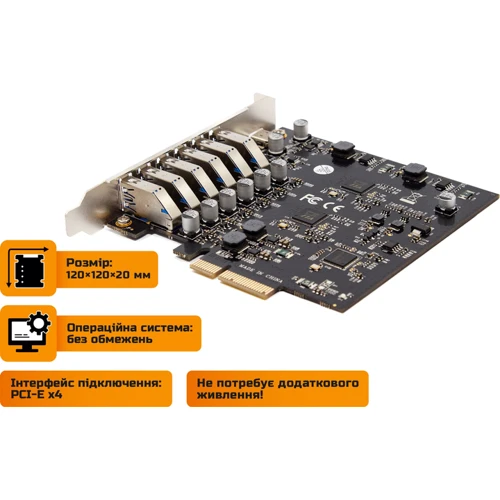 Frime ASM3142+VL822 (ECF-PCIEtoUSB013) фото 4