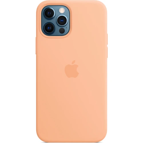 Чохол для iPhone Apple Silicone Case with MagSafe Cantaloupe (MK023) for iPhone 12 / iPhone 12 Pro фото 5