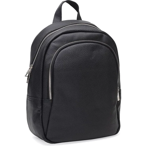 Жіночий рюкзак Ricco Grande чорний (1l600-black): Фактура матова, Зерниста