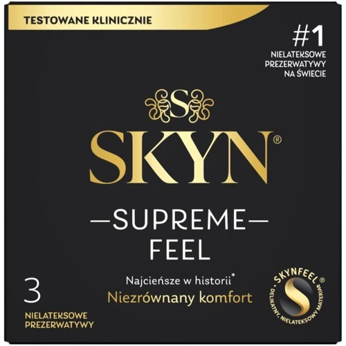 Презервативи SKYN Supreme Feel 3 шт: Тип Ультратонкі