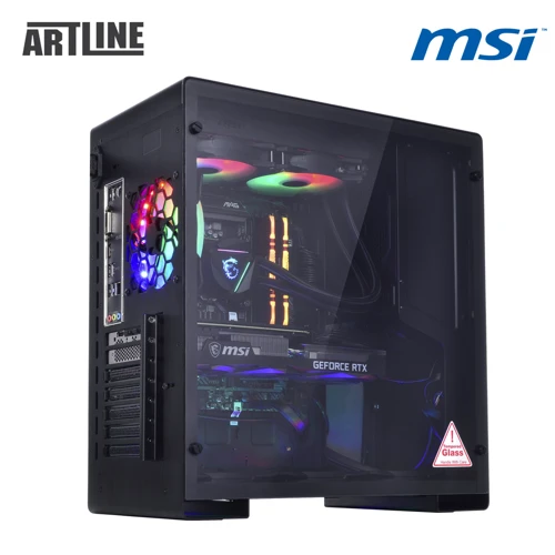 Персональный компьютер (ПК) ARTLINE Overlord DRAGON (DRAGONv72): Процессор Intel (8p+8e)-Core i9-12900KF 3.2-5.2GHz