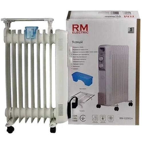 Обогреватель RM Electric RM-02002E: Максимальная мощность, кВт 2000 Вт
