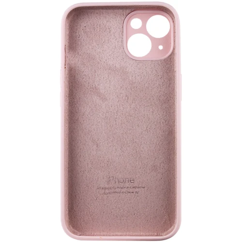 Чехол для iPhone Mobile Case Silicone Case Full Camera Protective Chalk Pink for iPhone 15 Plus: Тип чехла накладка на заднюю часть