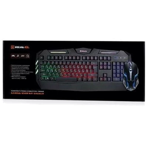 Комплект проводной REAL-EL Gaming 9500 Kit (EL123100029) фото 10
