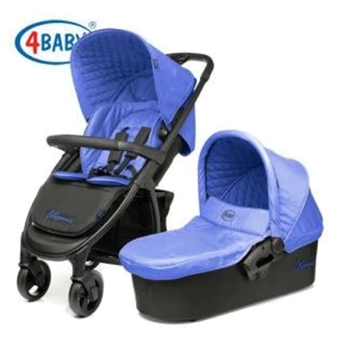 Универсальная коляска (2-в-1) 4Baby Atomic Duo Blue (синий) + сумка: Тип коляски универсальная коляска (2-в-1)