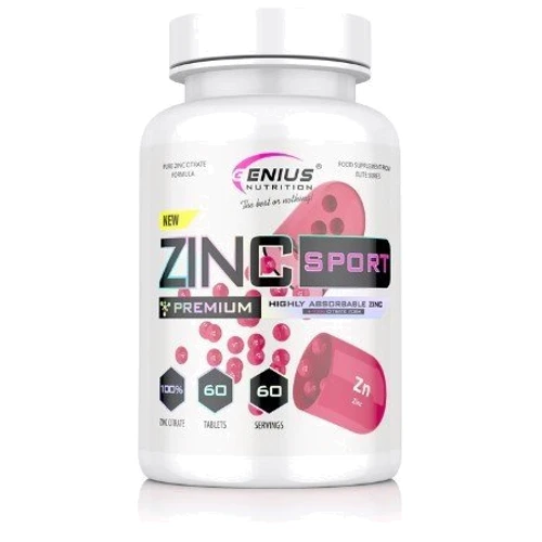 Genius Nutrition Zinc Citrate Sport 60 tabs / 60 servings: Пол Унисекс