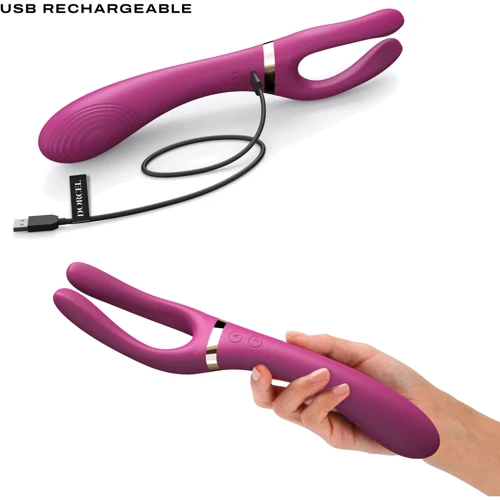 Вибратор-стимулятор Dorcel Infinite Joy Plum (многофункциональный)
