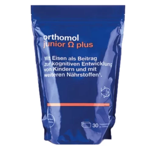 Orthomol Junior Omega Plus Комплекс для дітей та підлітків для когнітивного здоров'я 90 жувальних цукерок