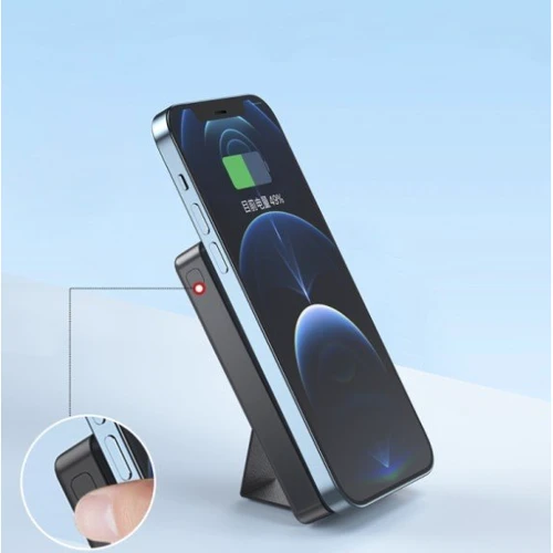 Внешний аккумулятор WIWU Power Bank 10000mAh Magnetic Wireless 15W Black (JC-20) фото 6
