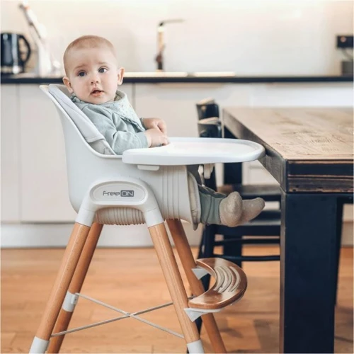 Стульчик для кормления FreeON TIN White-Grey (40390): Тип трансформер