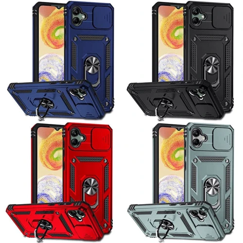 Чехол для телефонов Mobile Case Camshield Serge Ring Red for Samsung A045 Galaxy A04: Цвет красный