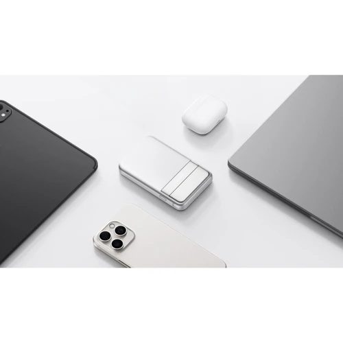 Зовнішній акумулятор EcoFlow Power Bank 5000mAh RAPID Magnetic 30W Silver (EF-RAPID5000-EU)