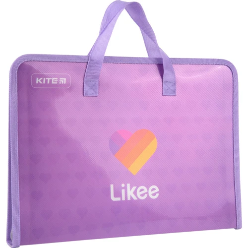 Папка-портфель на блискавці Kite Likee 1 відділення A4 (lk22-202): Тип Портфель