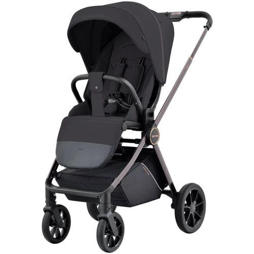 Коляска універсальна 2 в 1 Carrello Ultra CRL-6525 Night Black 2024 (CRL-6525 Night Black 2024): Материал колес резина