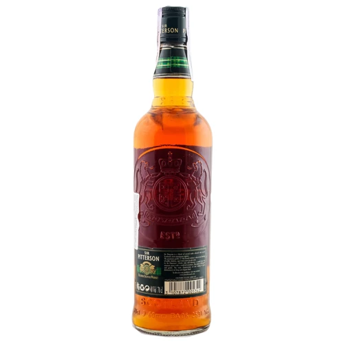 Виски Sir Pitterson Premium Blended Scotch Whisky 40% 0.7 л (FSH_3107872005342): Объем, л 0.75
