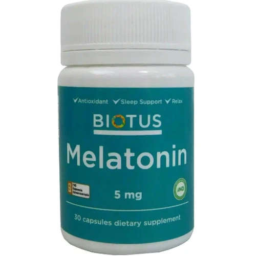 Biotus Melatonin 5 mg Мелатонін 30 капсул