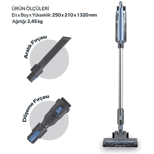 Пилосос KUMTEL HVC-15 Blue&Black