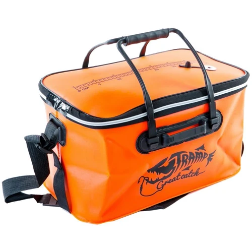 Сумка рыболовная Fishing bag EVA. Orange-M