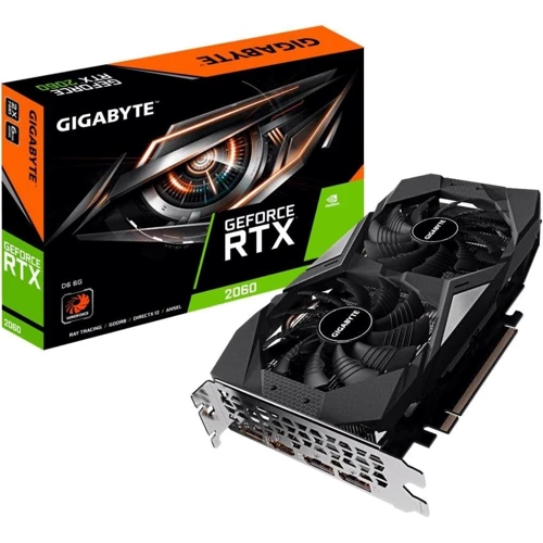 Видеокарта GIGABYTE GeForce RTX 2060 D6 6G (GV-N2060D6-6GD): Форм-фактор Стандартная