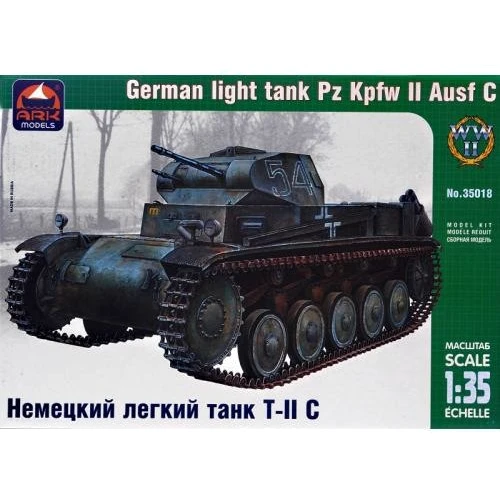 Модель ARK Models Немецкий легкий танк Pz.Kpfw II Ausf.C (ARK35018)